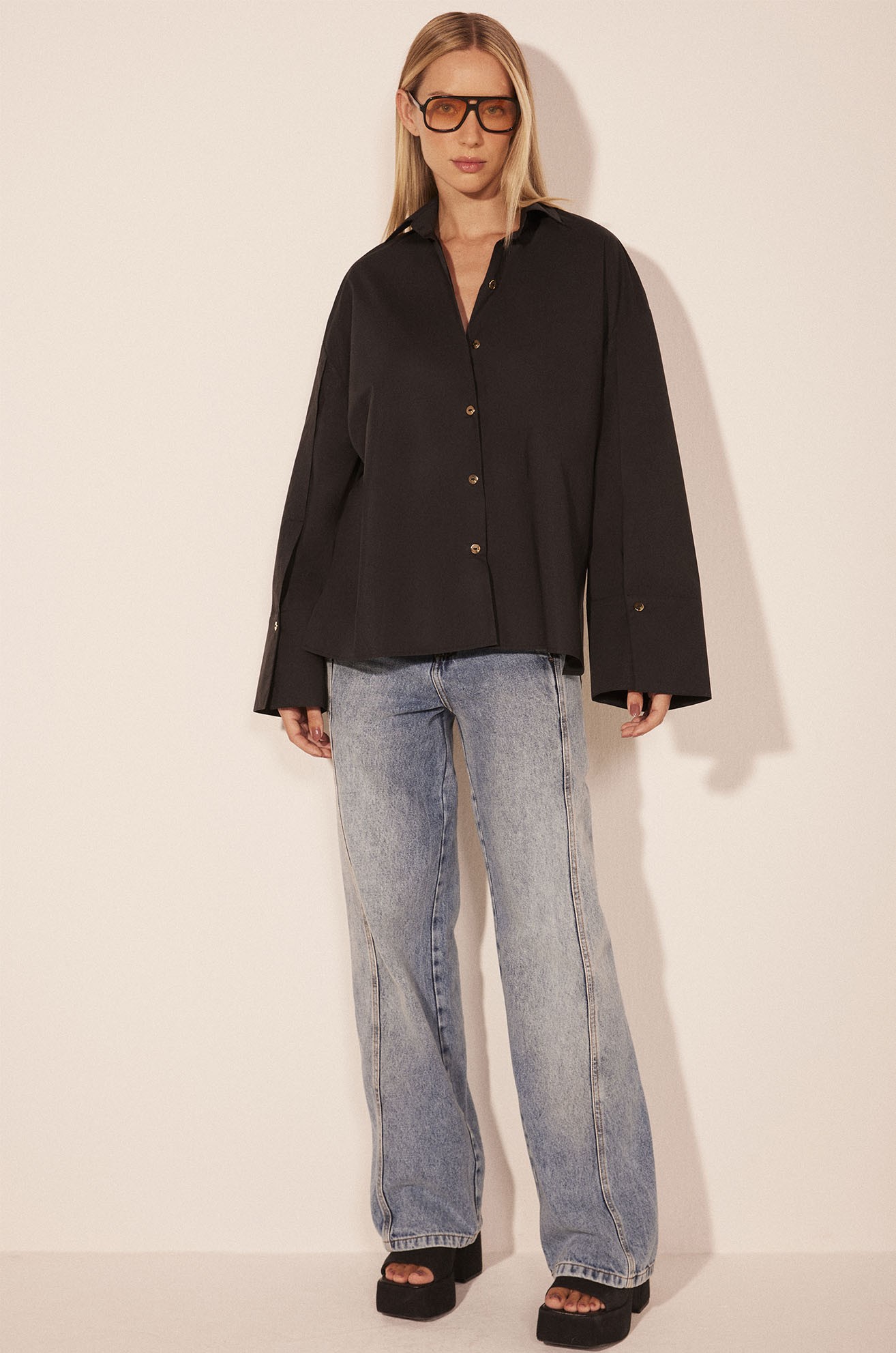 Camisa Manga Longa Essencia Preto