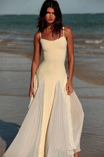 Vestido Athena Champagne