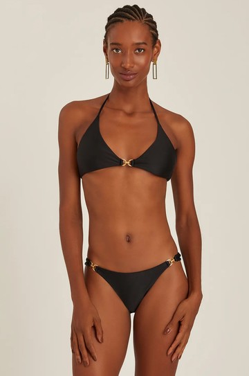 Top Triangulo Detalhe Preto