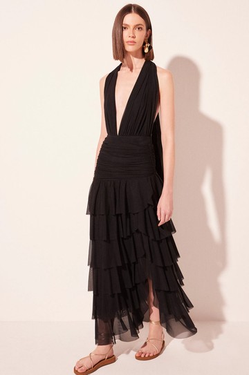 Saia Longa Leme Preto