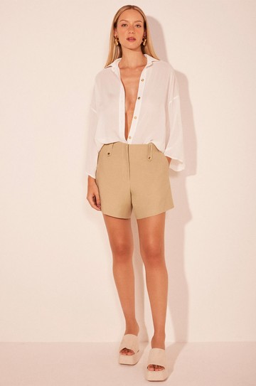 Short Cintura Alta Ventania Verde