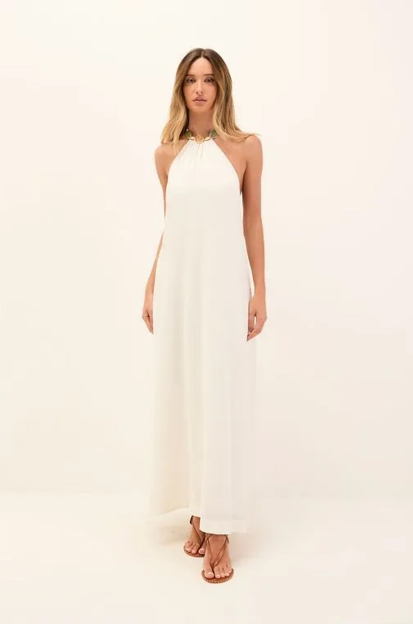 Vestido Longo Aiden Off White