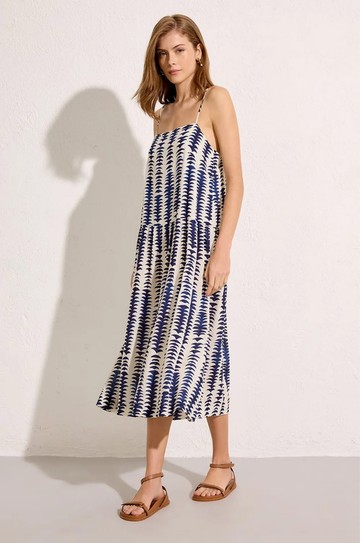 Vestido Saia Franzida Andorinha