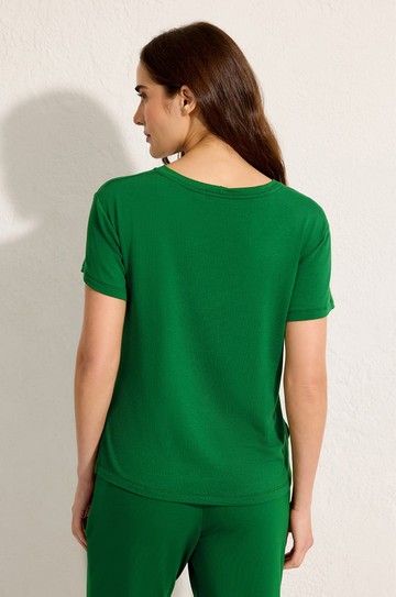 Blusa Quadri Tricot Verde Inhotim hover