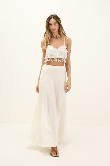 Saia Longa Sofia Off White