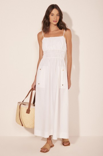 Vestido Midi Essencia Off White