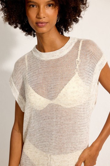 Saida Reta Tricot Natural hover