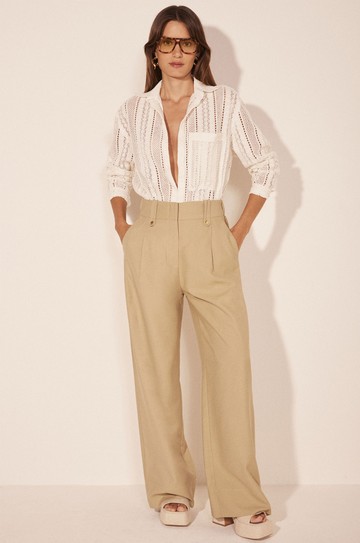 Calça Reta Ventania Verde