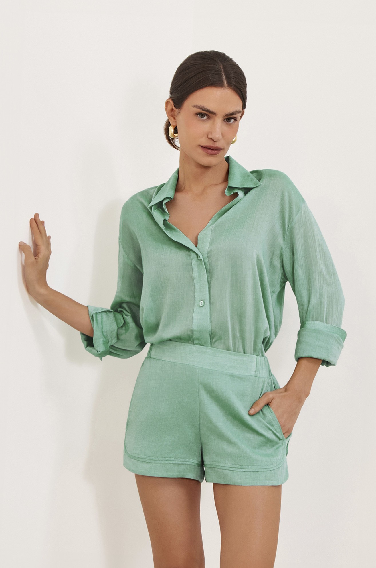 Short Trinity Seagreen