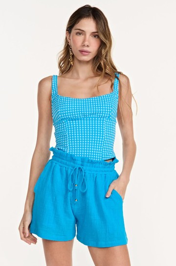 Shorts Noemia Turquesa