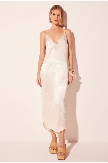 Vestido Midi Prisma Off White