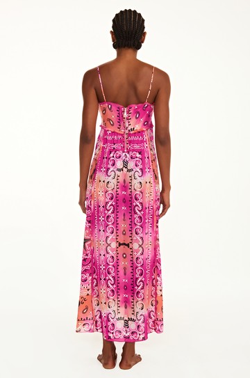 Vestido Mykonos Bandana Rosa hover