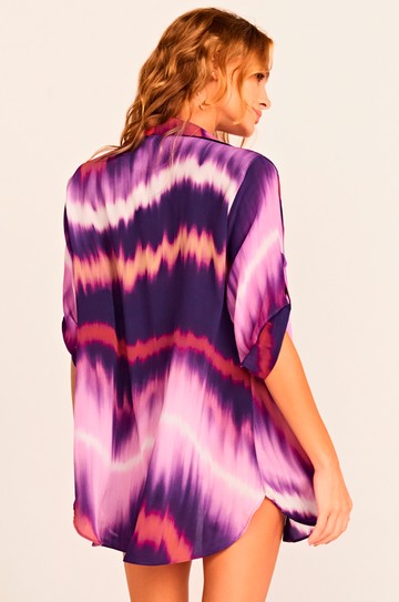 Chemise Básica Tie Dye Purple hover