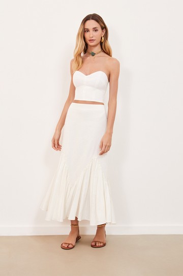 Saia Longa Kerry Off White
