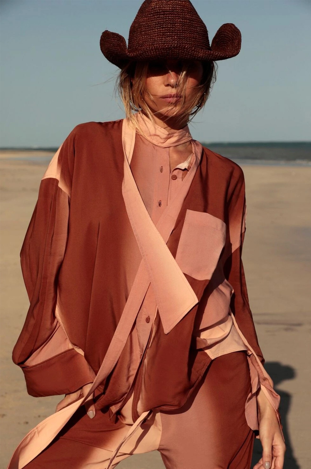 Camisa Leona Terracota