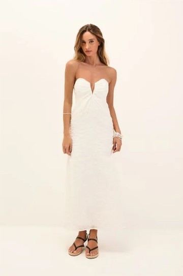 Vestido Longo Zhen Off White