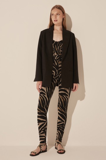 Calça Skinny Tigrado