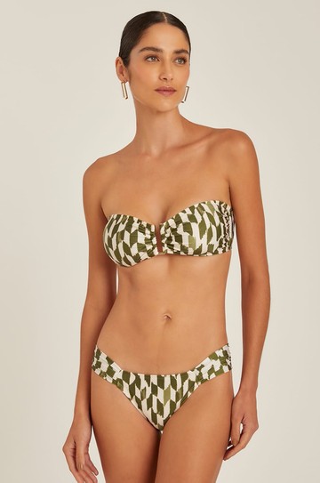 Top Bandeau Rita Recycled Jaipur Verde