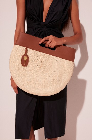 Bolsa Tote Polen Marrom hover