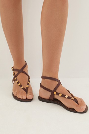 Sandália Zuca Detail Vinho 