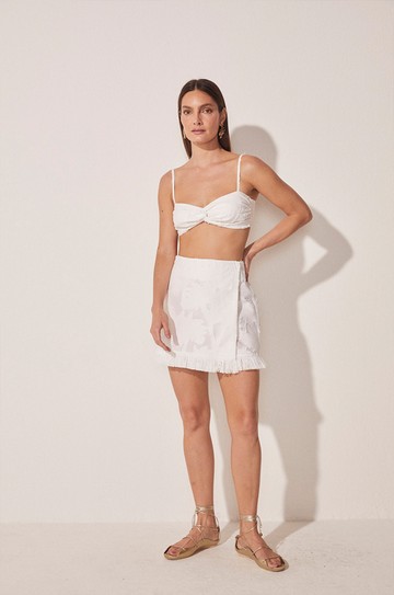 Top Cropped Coqueiro Jacquard hover